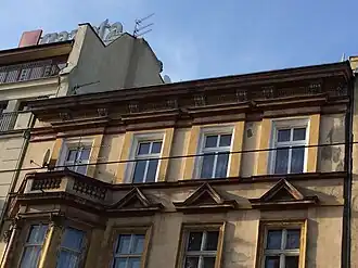 Detail of the facade