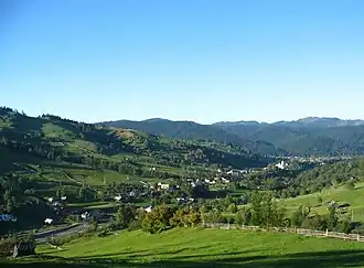 Rural landscape in Gemenea, Stulpicani