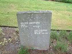 Headstones: Cannock Chase German Military Cemetery