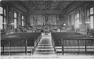 View of the Courtroom (early 19th century).