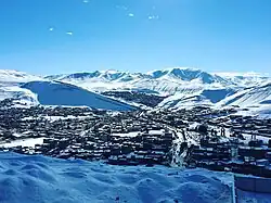 Winter landscape in Germi