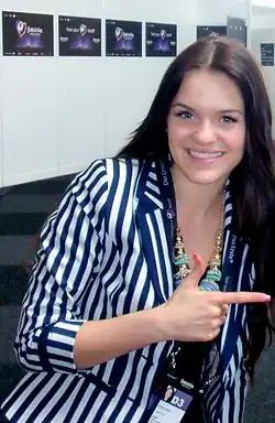 Jaani at the 2011 Eurovision Song Contest.