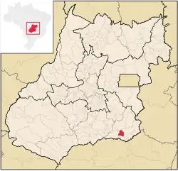 Location in Goiás state