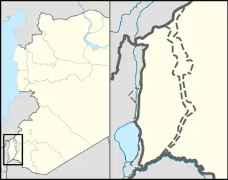 Quneitra is located in the Golan Heights