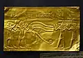 A Gold Plaque of Psusennes I depicting the Eye of Ra and Horus