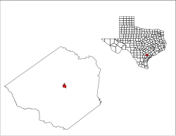 Location of Goliad, Texas