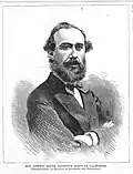 Engraving of Booth in Harper's Weekly, 1871