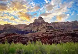 West aspect at sunrise