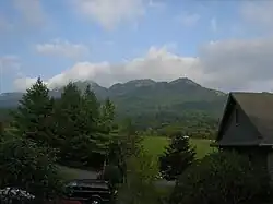 View from Grandfather Golf & Country Club entrance.