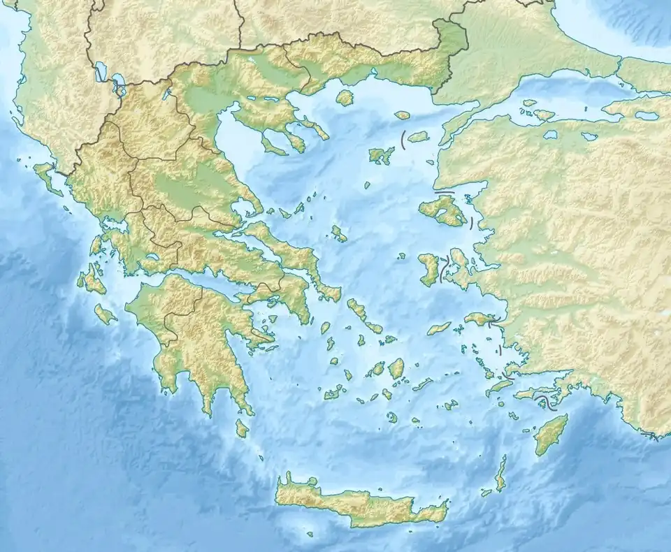 Athens is located in Greece