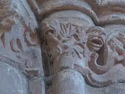 Green Man in the presbytery of St. Magnus Cathedral, Kirkwall, Orkney, ca. twelfth-thirteenth centuries, Norman and Romanesque.