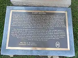Close Up of marker signed by General Lewis located just outside Springwood Cemetery, Greenville, SC