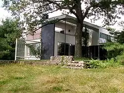 Gropius House, view from side rear