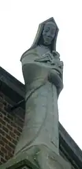 The statue of Lady Margaret Beaufort by Dennis Huntley