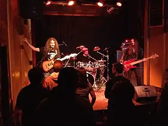 The Aristocrats performing live in 2012