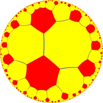 Truncated order-8 hexagonal tiling