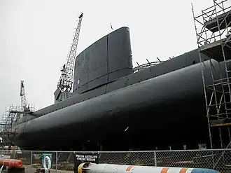 HMAS Ovens at the Western Australian Maritime Museum