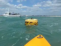 Wreck site of the Hazardous off the coast of Bracklesham Bay