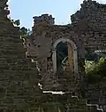 Close-up of window frame