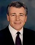 Senator Chuck Hagel from Nebraska (1997–2009)[11]