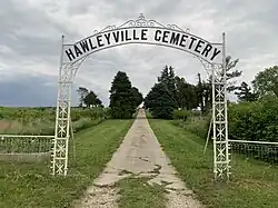 Hawleyville Cemetery in Nebraska Township