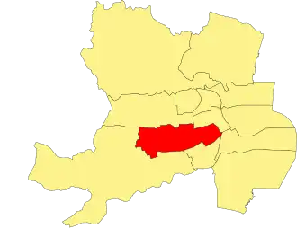 Location of the ward