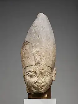 A fragmentary statue of Ahmose I, Metropolitan Museum of Art[3]