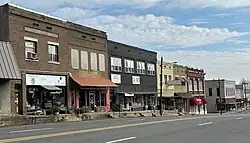 Heber Springs Commercial Historic District, in February of 2025