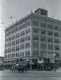 Construction of the Heers Department Store Building on the Springfield, MO public square in 1915.