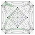 12 points in a square, 3 of 20 minimal triangles shaded[d] ('"`UNIQ--postMath-0000003F-QINU`"')