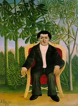 Henri Rousseau, 1909, Portrait of Joseph Brummer, oil on canvas, 116 x 88.5&nbsp;cm (45.7 x 34.8 in), private collection