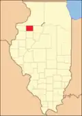 The county between 1827 and 1831