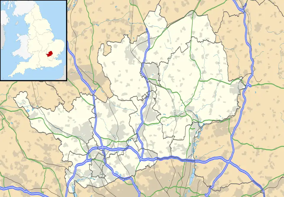 Cuffley is located in Hertfordshire