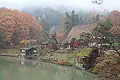 Hida-no-Sato folk village in autumn