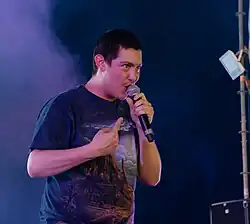 Hobo Johnson performing at Falls Festival in Byron Bay, 2018