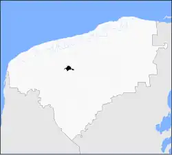 Municipal location in Yucatán