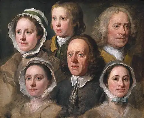 Hogarth's Servants, mid-1750s.