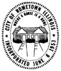 Official seal of Hometown, Illinois