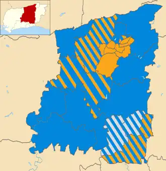 2003 results map