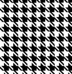 Textile pattern: houndstooth