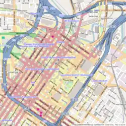 Theater District is located in Houston Downtown