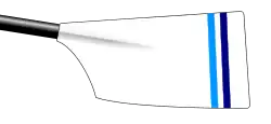 Image showing the rowing club's blade colours