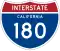 Interstate 180 marker