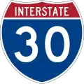 Interstate 30 marker