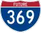 Future Interstate 369 marker
