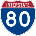 Interstate 80 marker
