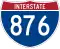 Interstate 876 marker