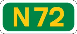 N72 road shield}}