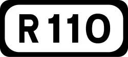 R110 road shield}}