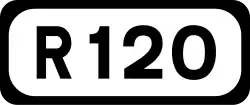 R120 road shield}}